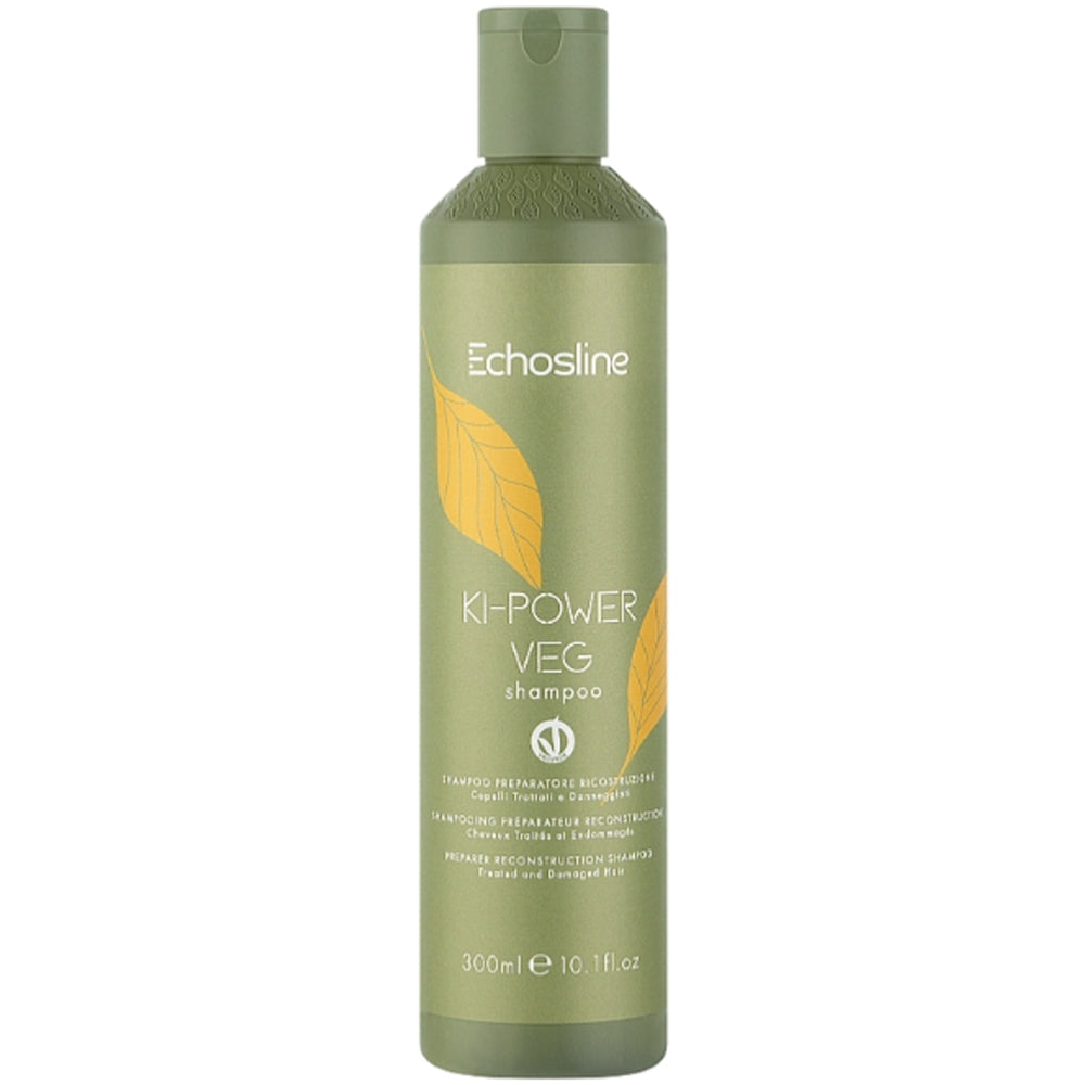 Шампунь для реконструкції волосся - Echosline Vegan Ki-Power Shampoo