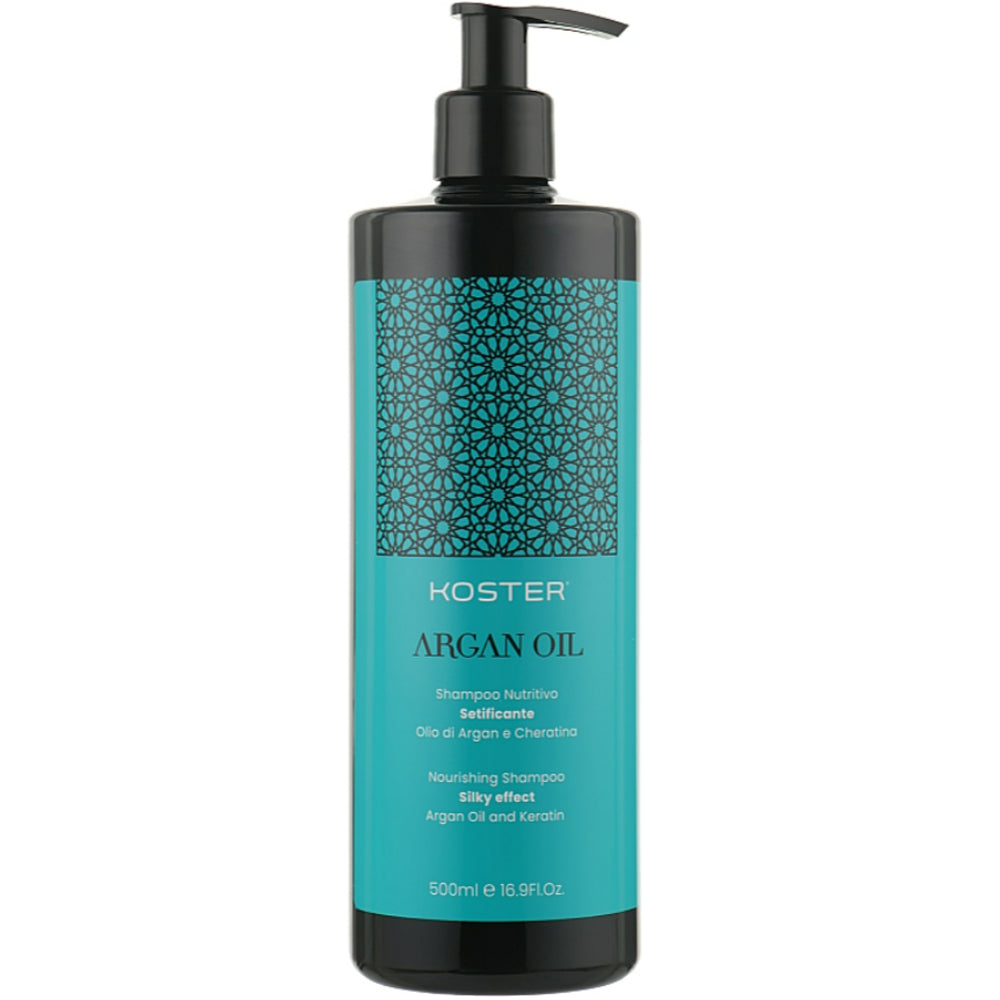 Шампунь для шовковистості волосся живильний - Koster Argan Oil Shampoo