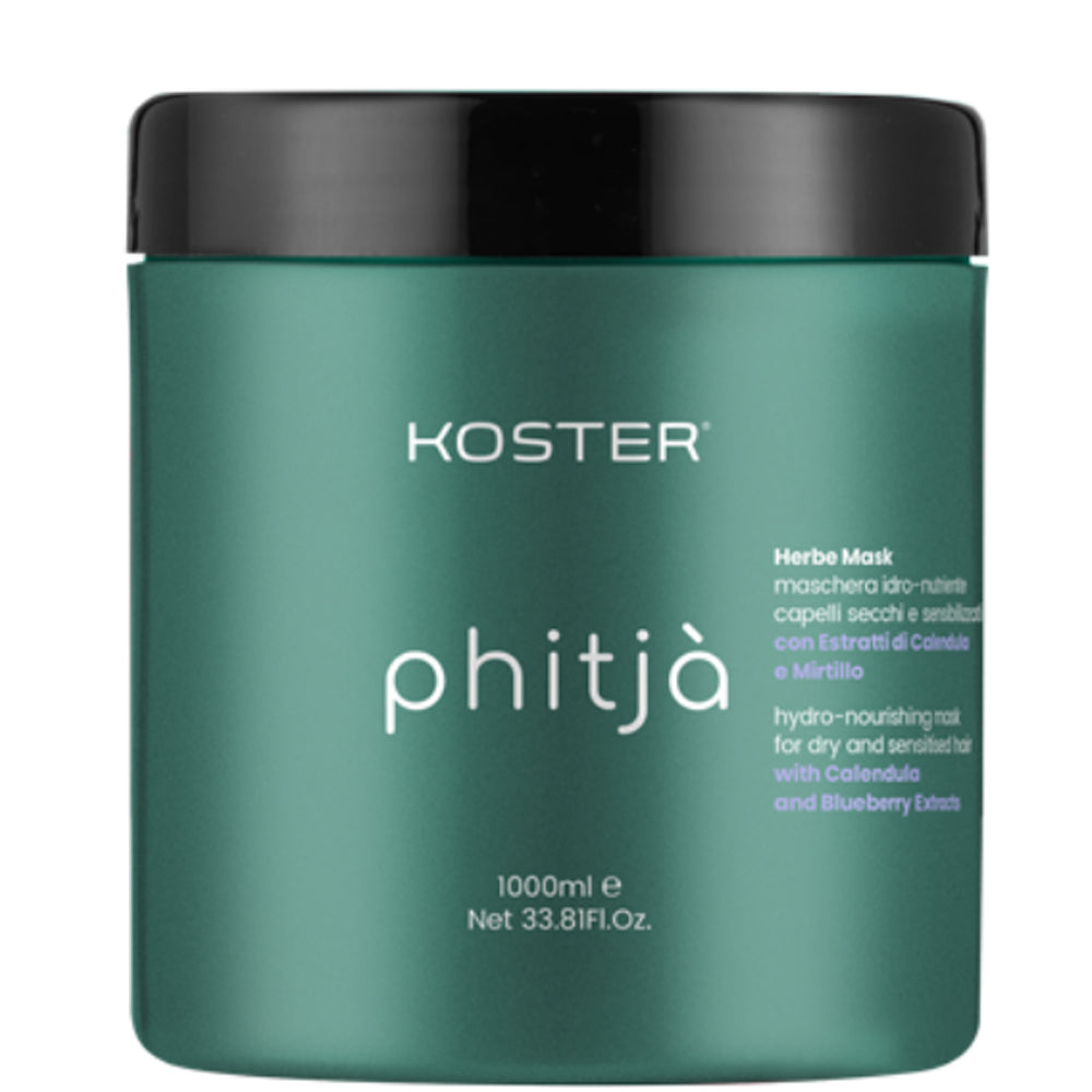 Маска для восстановления сухих и тусклых волос - Koster Phitja Herbe Mask