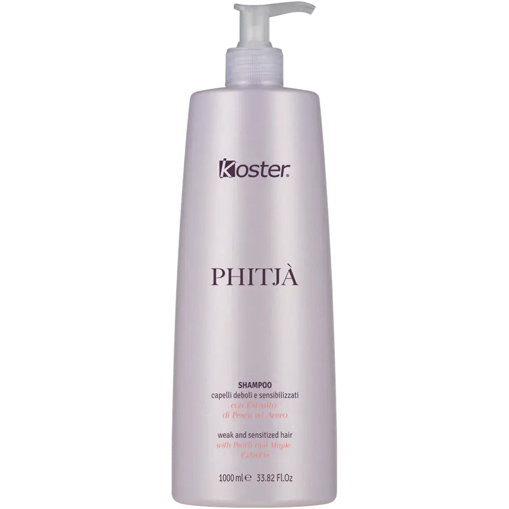 Шампунь для чувствительной кожи головы - Koster Phitja Peach & Maple Shampoo