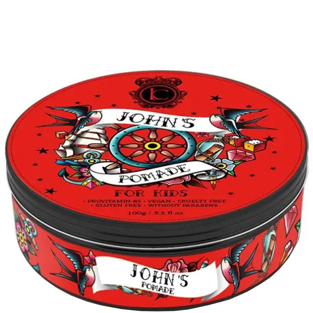 Детская помада для стайлинга волос сильной фиксации персик - Lavish Care Kids Pomade John's Pomade