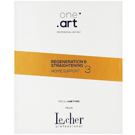 Набір для домашнього догляду за волоссям - LeCher One Art Regeneration & Straightening Kit