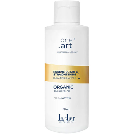 Шампунь очищувальний для волосся - LeCher One Art Regeneration & Straightening Shampoo