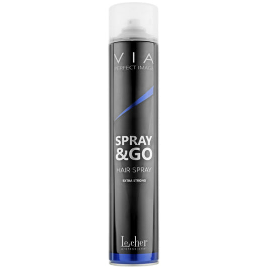 Lecher Professional Via Spray&Go Hair Spray - Лак для волос экстра сильной фиксации