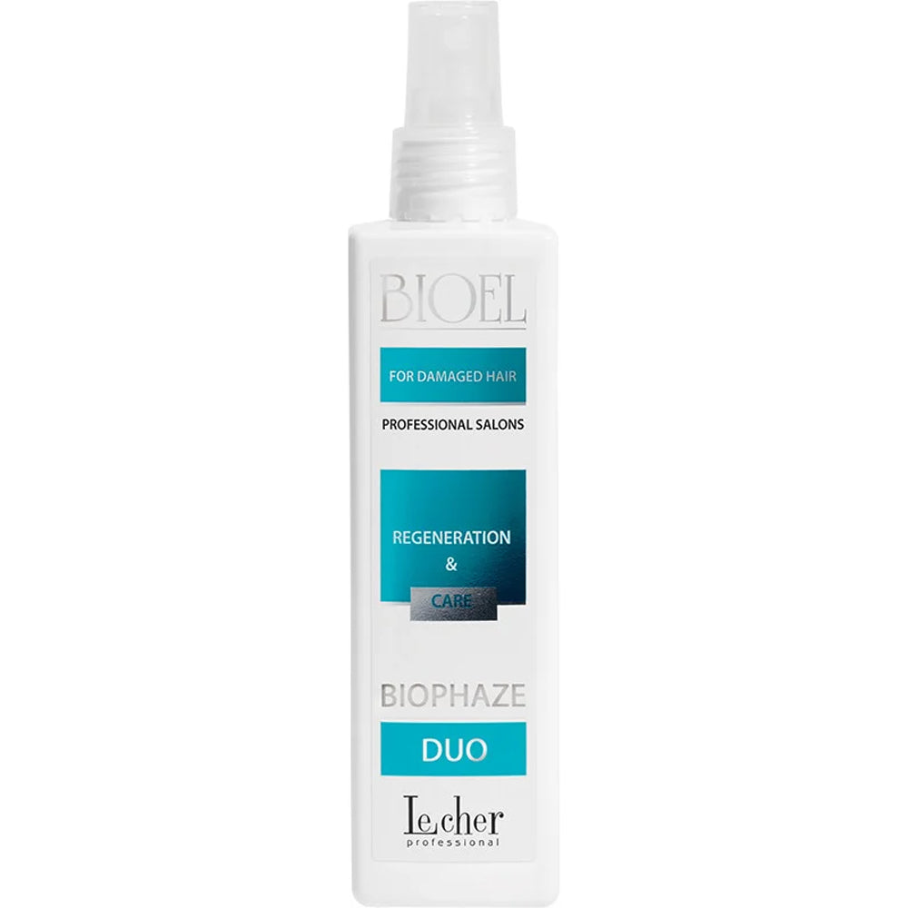 Lecher Professional Кeratin Bioel BioPhaze Duo Spray - Двухфазный спрей для поврежденных волос