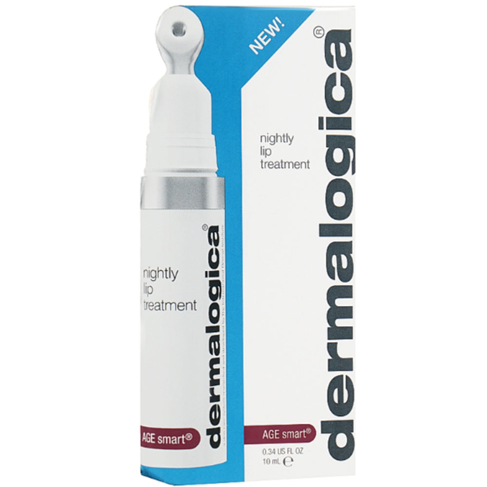 Dermalogica Age Smart Nightly Lip Treatment - Ночной восстанавливающий уход для губ с металлическим аппликатором