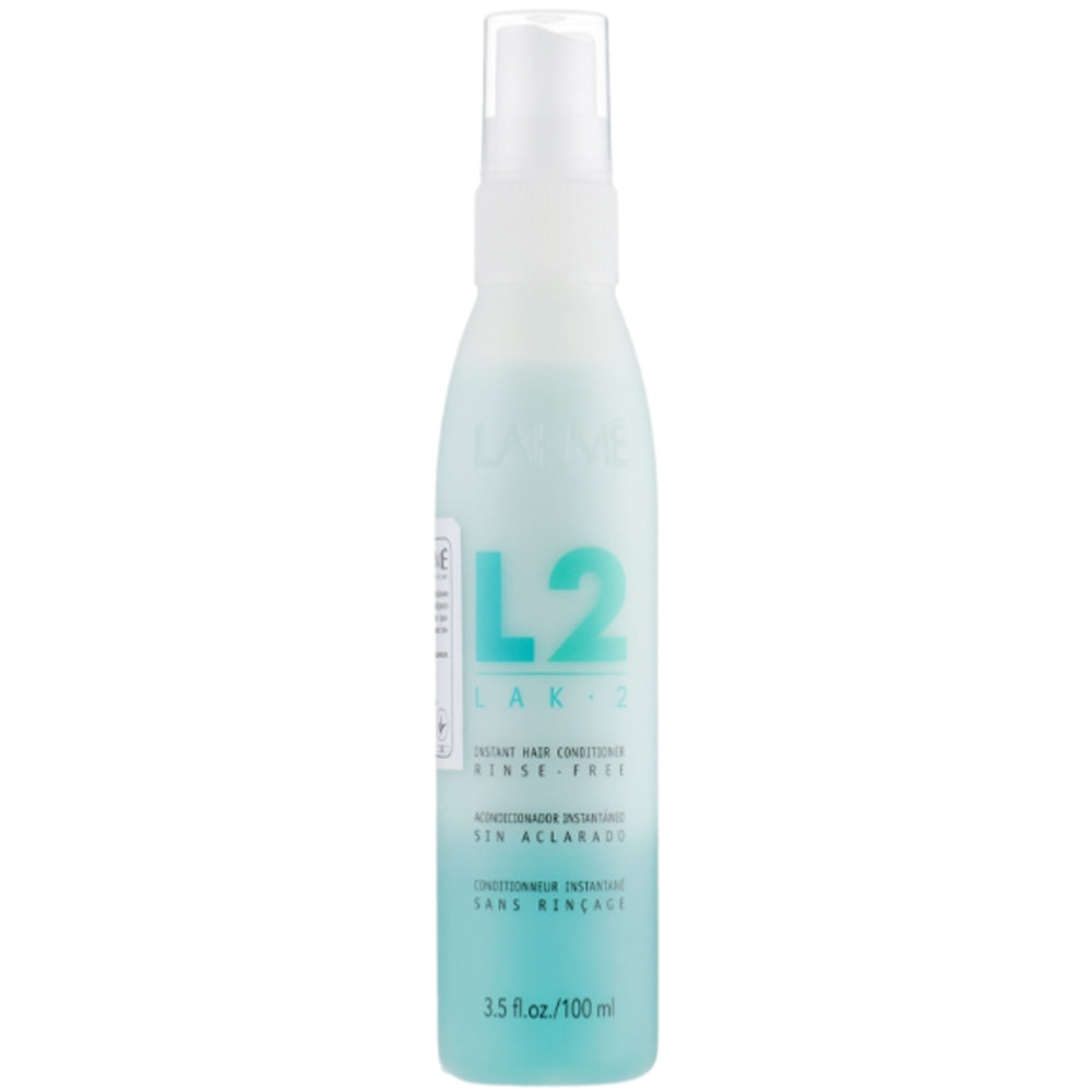 Двофазний кондиціонер для волосся - Lakme Lak-2 Instant Hair Conditioner Rinse-free