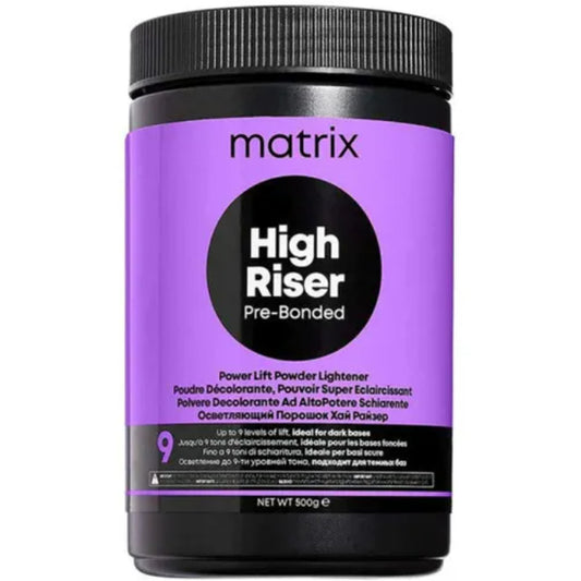 Пудра с бондером для осветления волос до 9-ти уровней тона - Matrix High Riser Pre-Bonded Lightening Powder