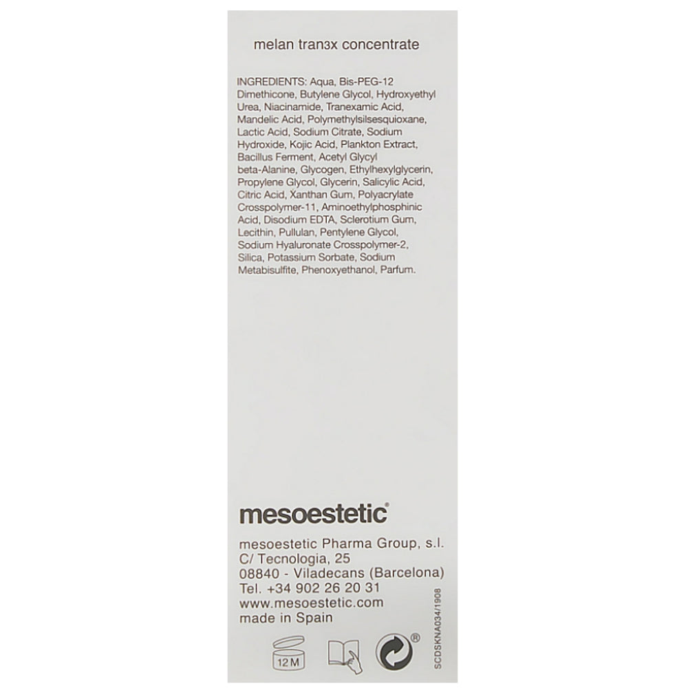 Mesoestetic Cosmedics Melan Tran3x Gel Serum - Депигментирующая сыворотка