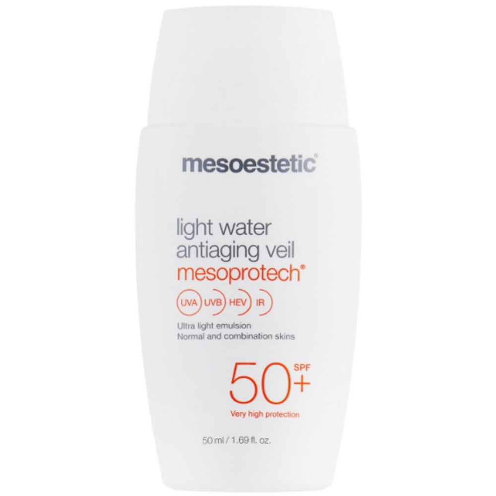 Mesoestetic Mesoprotech Light Water Antiaging Veil SPF 50 - Лёгкая антивозрастная сыворотка-вуаль