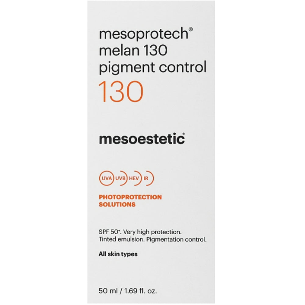 Mesoestetic Mesoprotech Melan 130 + Pigment Control SPF 50 - Тональний сонцезахисний крем Пігмент контроль