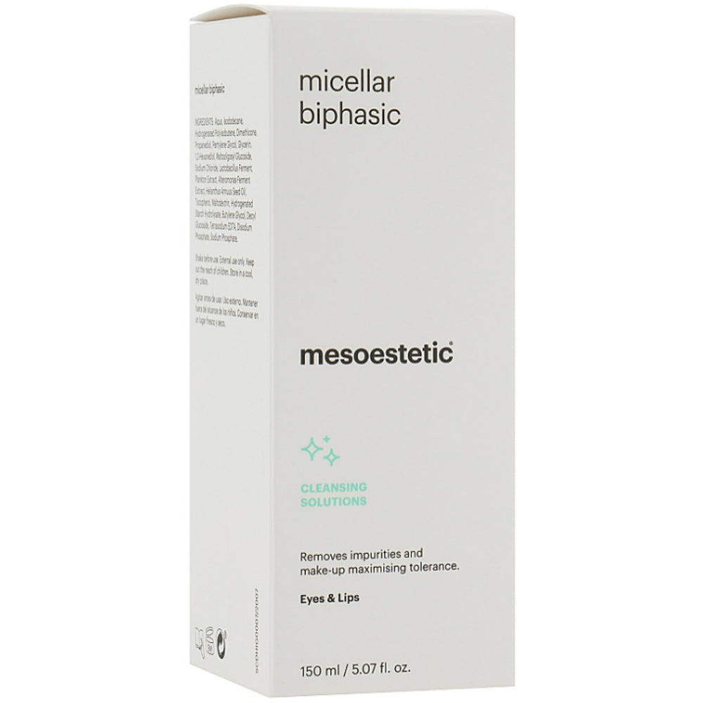 Mesoestetic Micellar Biphasic Cleaning Solutions Eyes&Lips - Двофазне міцелярне очищення