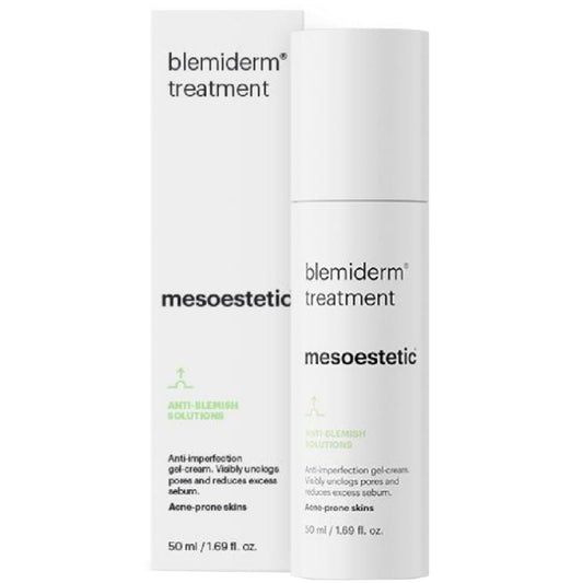 Нічний крем-гель для жирної шкіри з акне - Mesoestetic Blemiderm Treatment