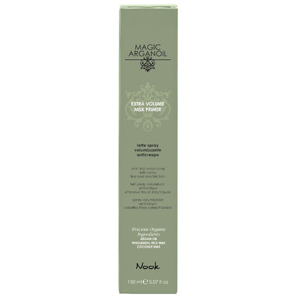 Nook Magic Arganoil Extra Volume Milk Primer — Молочко-спрей для об'єму з антифриз-ефектом