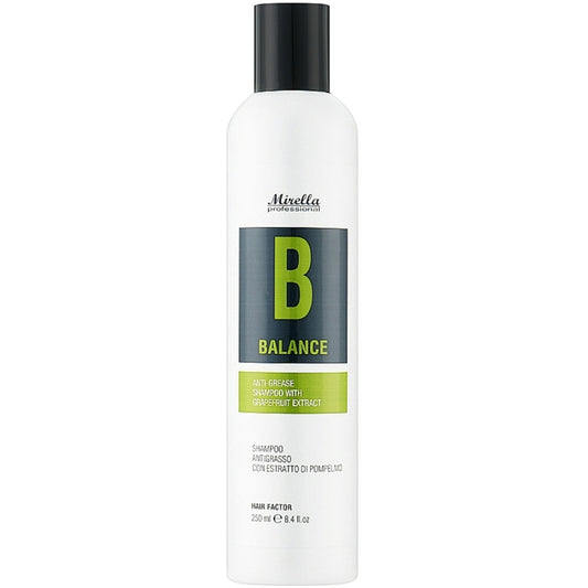 Mirella Professional B Balance Shampoo - Шампунь для волосся, схильного до жирності, з екстрактом грейпфрута
