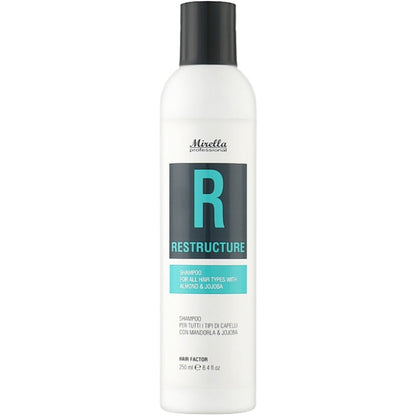 Mirella Professional Basic Salon R Restructure Shampoo - Шампунь для всех типов волос с миндалем и жожоба