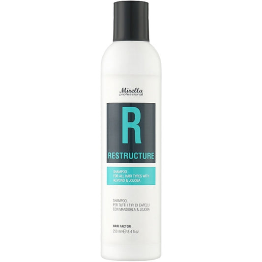 Mirella Professional Basic Salon R Restructure Shampoo - Шампунь для всіх типів волосся з мигдалем і жожоба