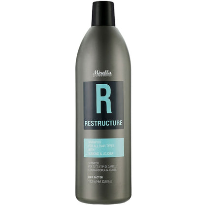 Mirella Professional Basic Salon R Restructure Shampoo - Шампунь для всех типов волос с миндалем и жожоба