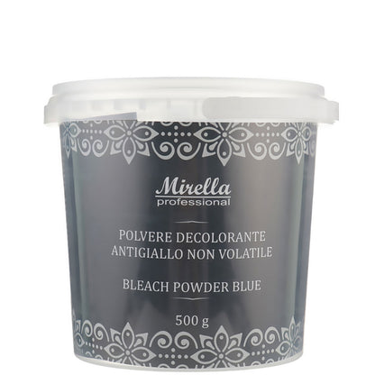 Mirella Professional Blue Bleach Powder - Осветляющая антижелтая пудра для волос