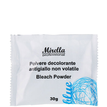 Mirella Professional Blue Bleach Powder - Осветляющая антижелтая пудра для волос