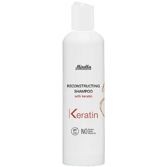 Mirella Professional Keratin Reconstructing Shampoo - Восстанавливающий шампунь с кератином