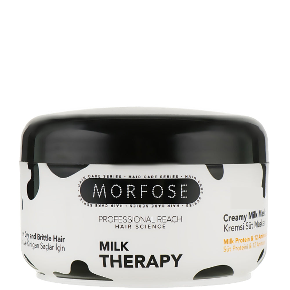 Маска для волос с молочным белком - Morfose Milk Therapy Creamy Mask