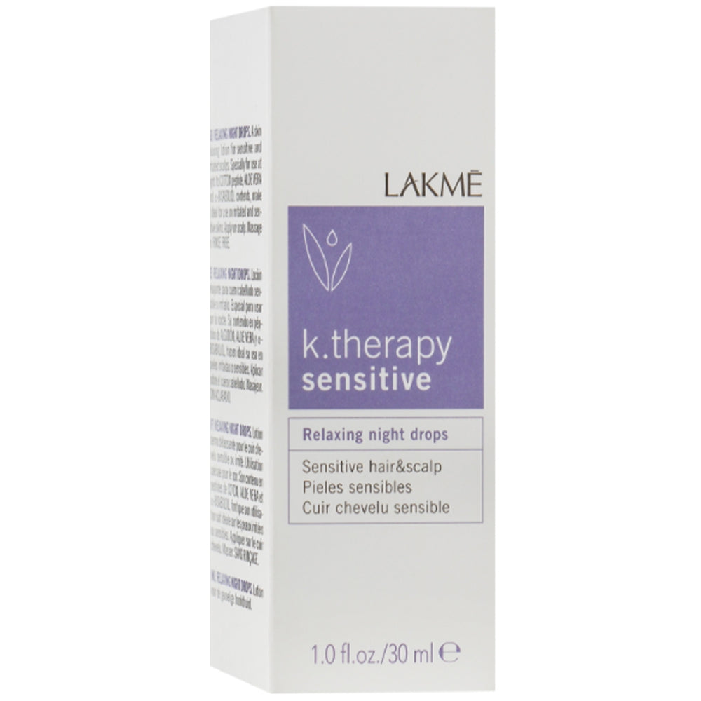 Расслабляющие ночные капли для чувствительной кожи головы - Lakme K.Therapy Sensitive Relaxing Night Drops