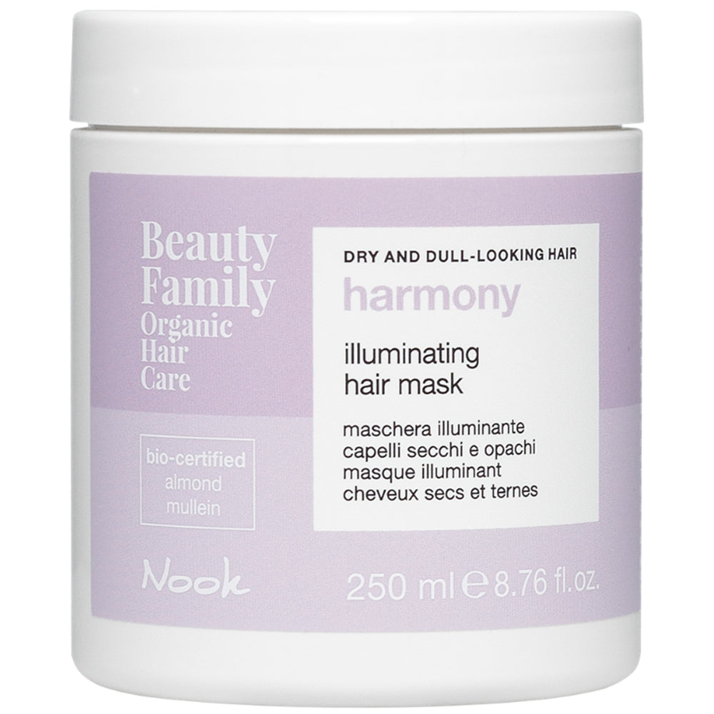 Маска для блеска сухих и тусклых волос - Nook Beauty Family Illuminating Hair Mask