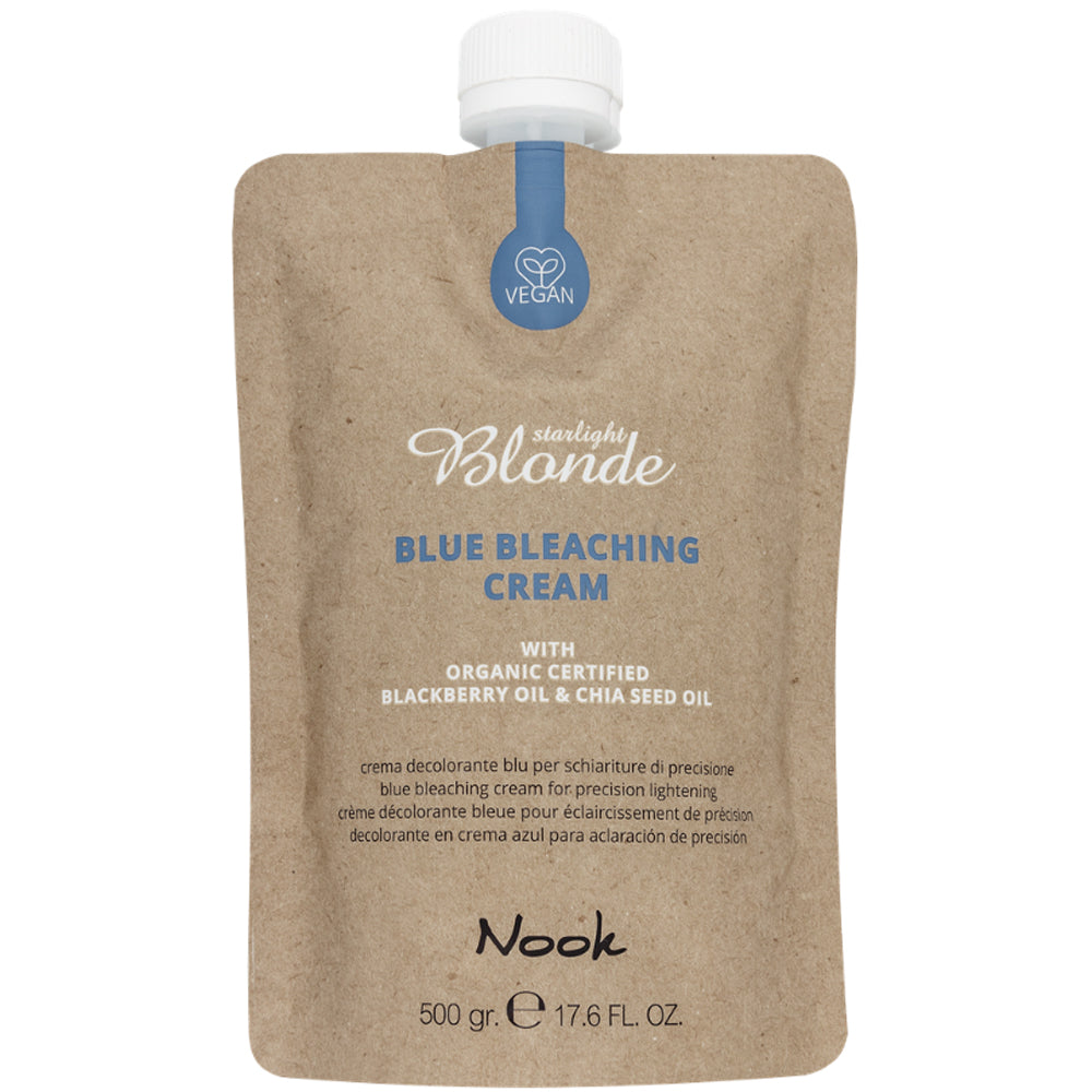 Знебарвлюючий крем 9 рівнів Blue - Nook Stralight Blonde Bleaching Cream Blue