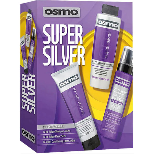 Набір проти жовтизни для освітленого і сивого волосся - Osmo Super Silver Kit