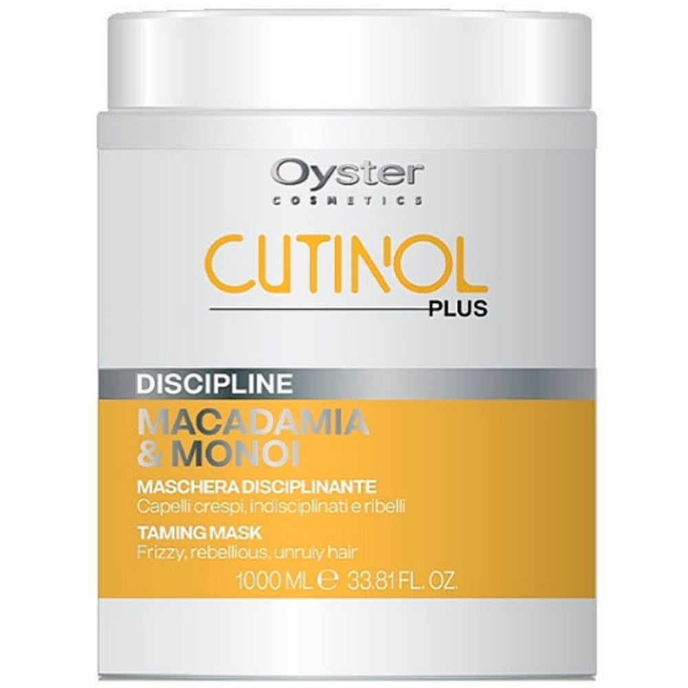 Маска для непослушных волос - Oyster Cutinol Plus Macadamia & Monoi Oil Discipline Mask