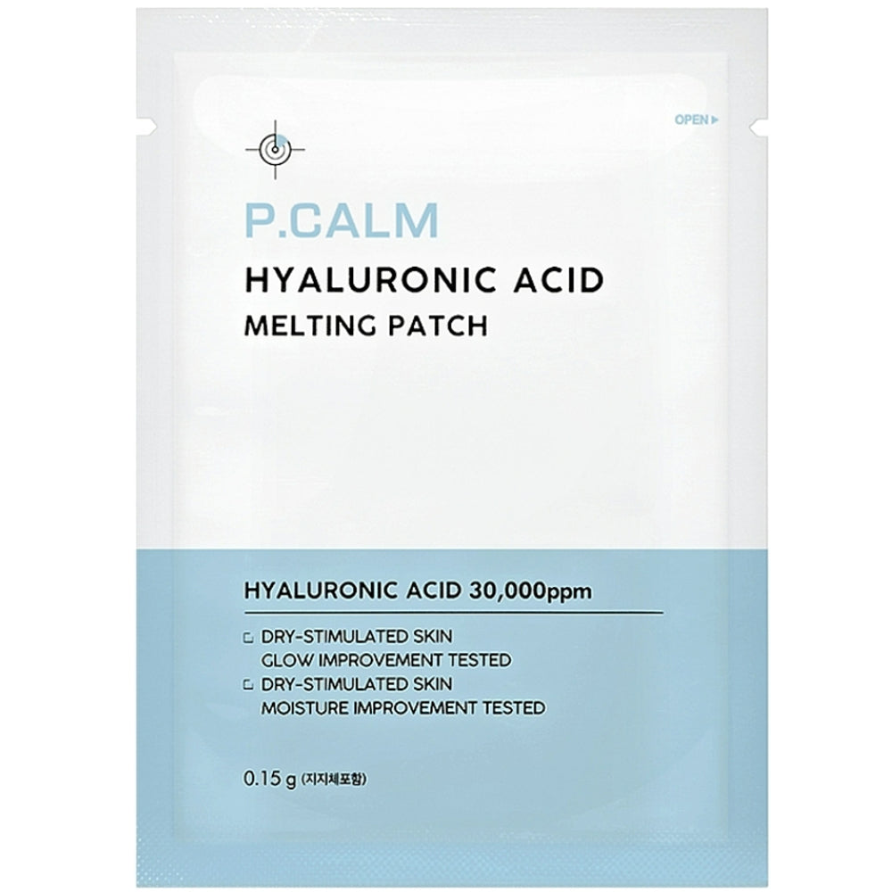 Растворимый увлажняющий патч с гиалуроновой кислотой - P.Calm Hyaluronic Acid Melting Patch