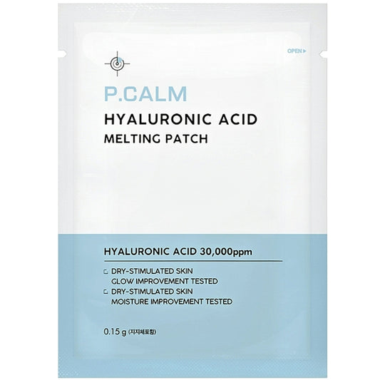 Розчинний зволожуючий патч з гіалуроновою кислотою - P.Calm Hyaluronic Acid Melting Patch