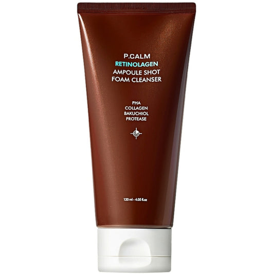 Очищающая пенка - P.Calm Retinolagen Ampoule Shot Foam Cleanser