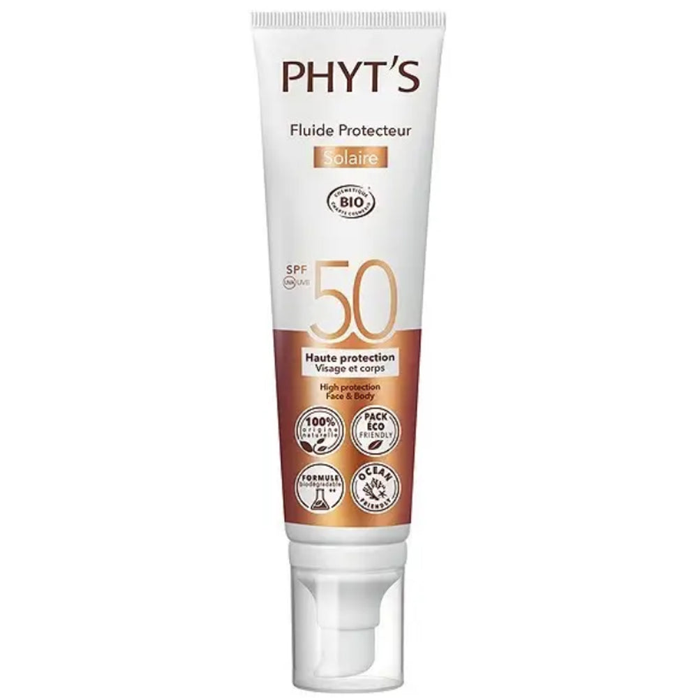 Сонцезахисний крем для обличчя - Phyt's Fluide Protecteur SPF 50