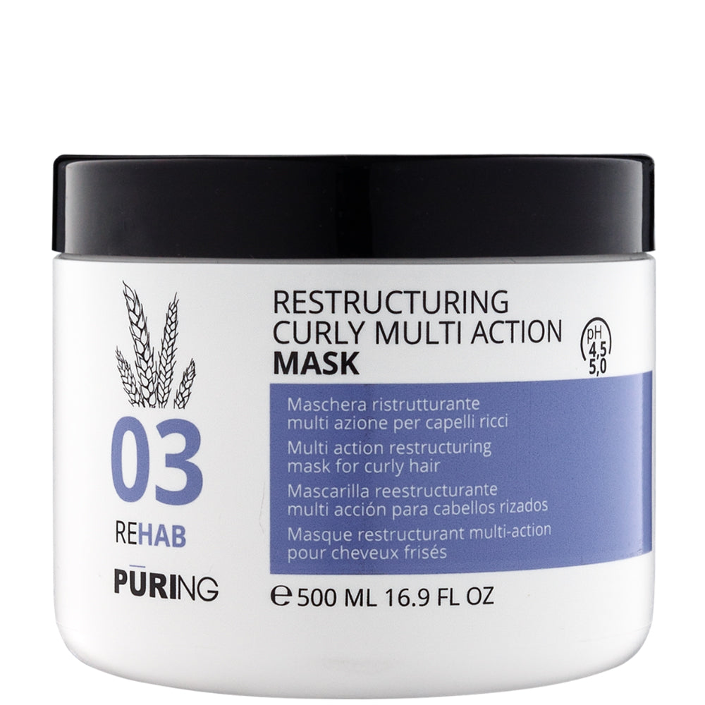 Реструктуруюча мультиактивна маска для виткого волосся - Puring 03 Rehab Restructuring Curly Multiaction Mask