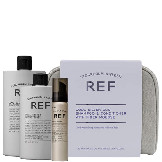 Набір з косметичкою Для білого волосся - REF Beauty Bag Cool Silver