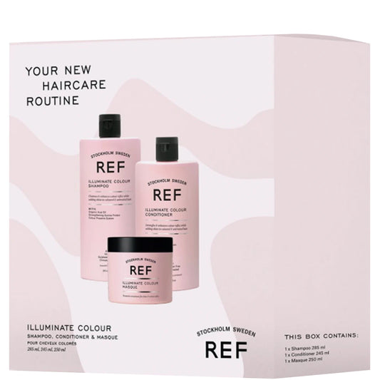 Трио набор Для окрашенных волос - REF Care Routine Colour