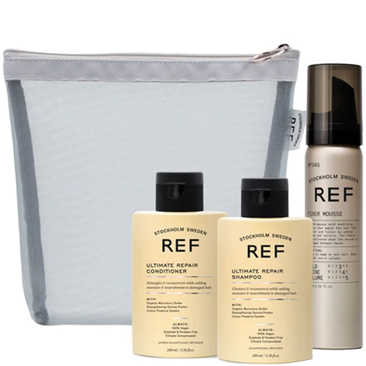 Набор миниатюр Восстановление волос - REF Travel Mesh Bag Repair
