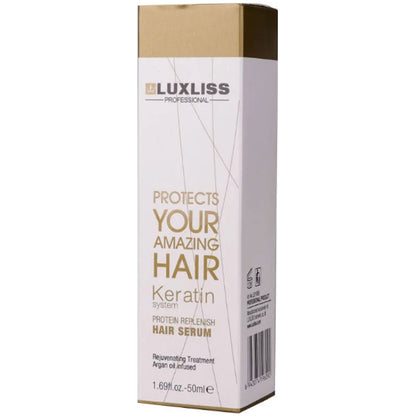 Luxliss Keratin Protein Replenish Hair Serum - Кератинова олія