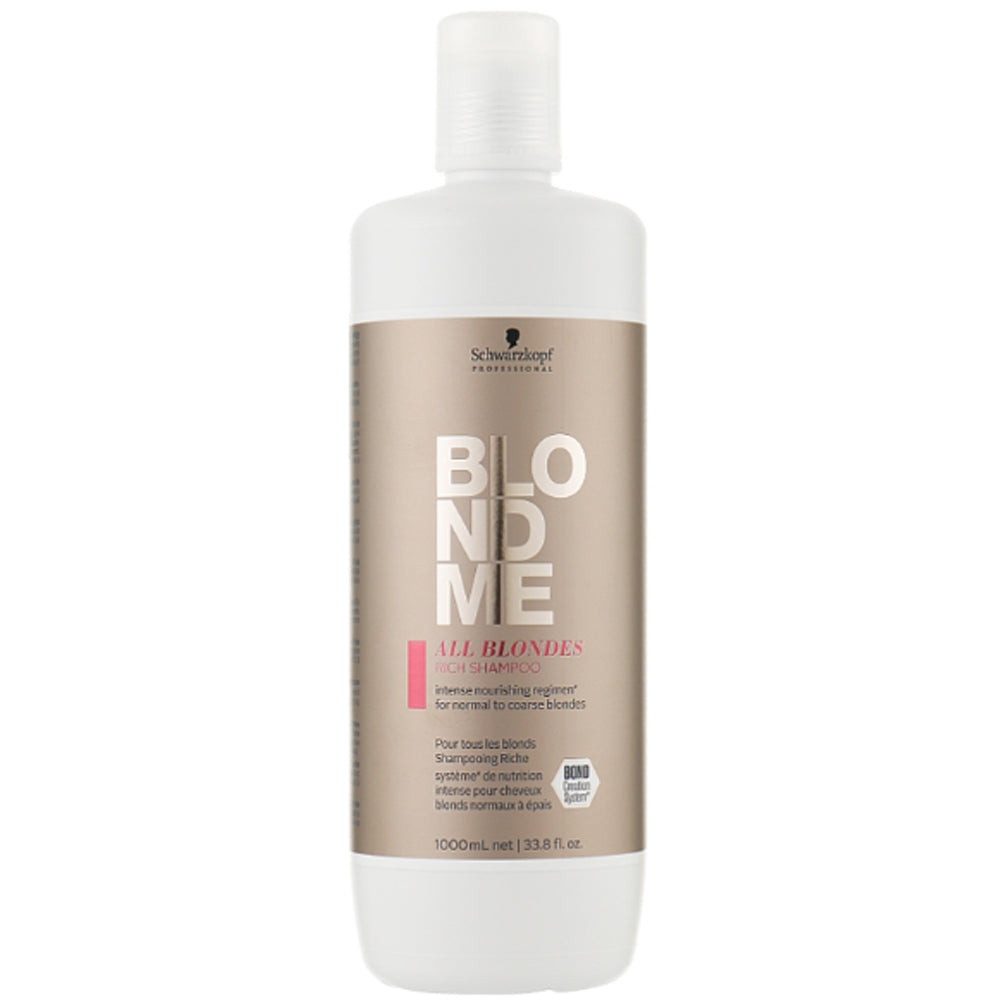 Schwarzkopf Blondme All Blondes Rich Shampoo - Шампунь Насичений догляд для всіх відтінків блонд