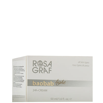 Rosa Graf Baobab Light 24h Cream - Легкий омолоджуючий крем з екстрактом плодів баобаба і Q10