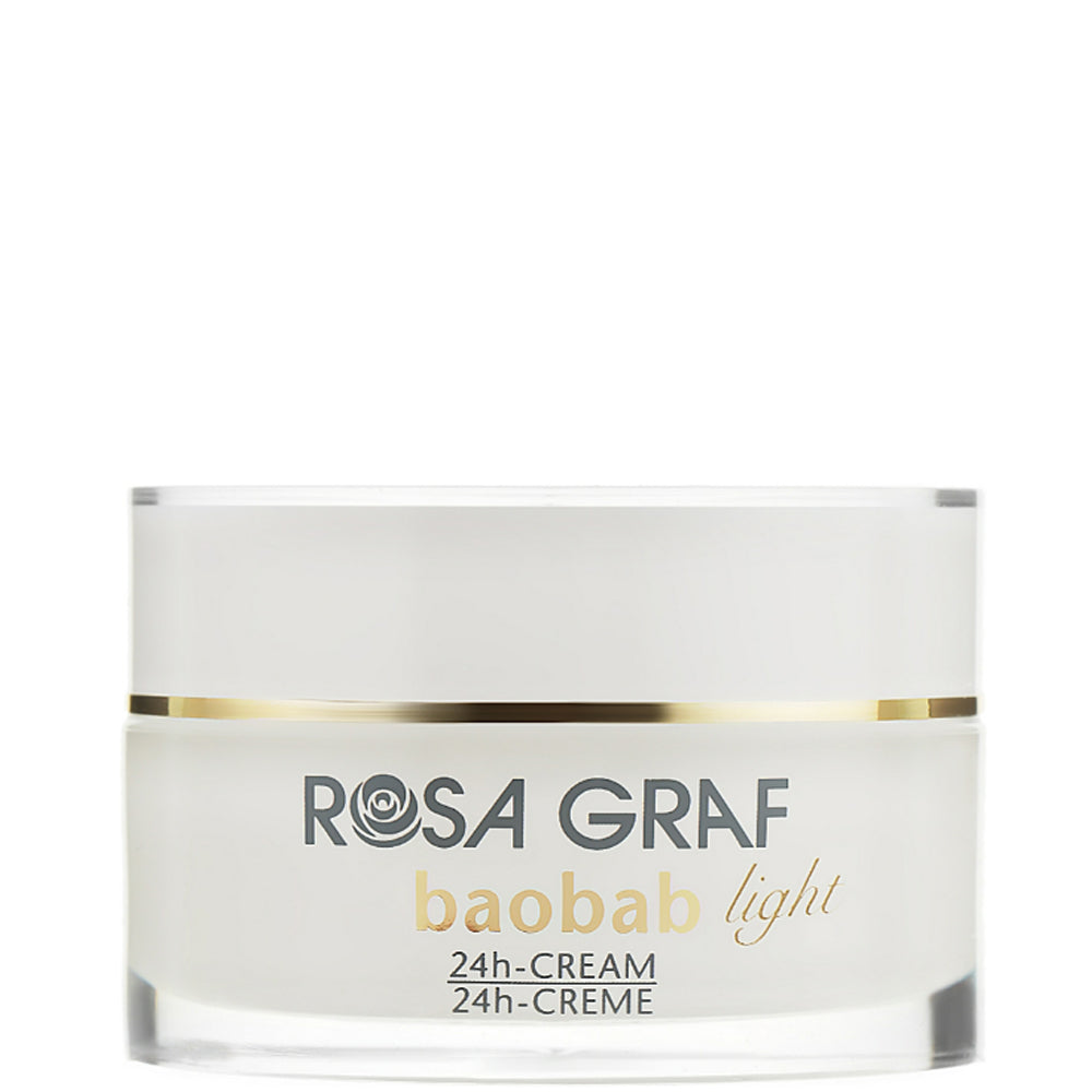 Rosa Graf Baobab Light 24h Cream - Легкий омолоджуючий крем з екстрактом плодів баобаба і Q10