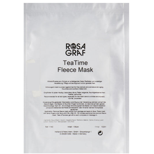 Rosa Graf Тea Time Fleece Mask - Флисовая маска с зеленым чаем