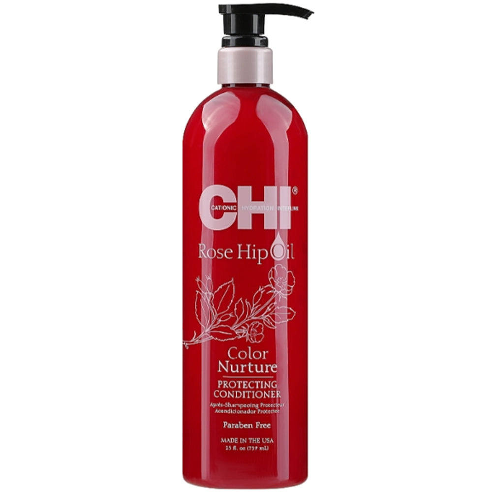 Chi Rose Hip Protecting Conditioner - Кондиционер для защиты цвета с маслом шиповника и кератином