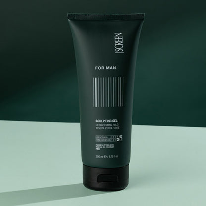 Гель для моделювання волосся екстрасильної  фіксації - Screen For Man Sculpting Gel