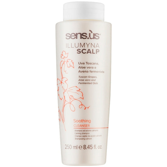 Успокаивающий шампунь для волос - Sens.ùs Illumyna Scalp Soothing Cleanser Calming Shampoo