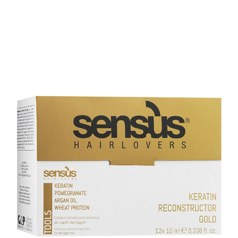 Кератиновые ампулы для реконструкции волос - Sens.ùs Tools Keratin Reconstructor