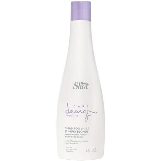 Shot Care Design (Simply Blond) Blond And Maches Hair Shampoo - Шампунь для освітленого та мелірованого волосся