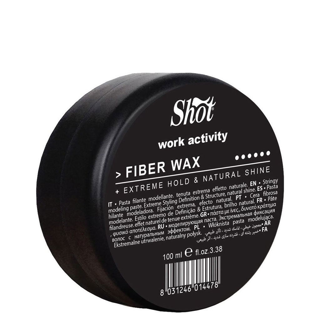 Воск-манипулятор для волос - Shot Work Activity Fiber Wax